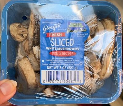 Sliced White Mushrooms