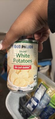 Sliced White Potatoes