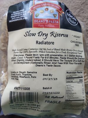 Slow Dry Riserva Radiatore