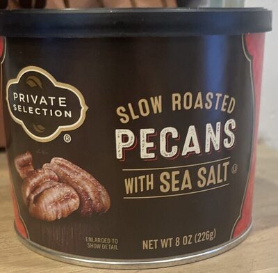 Slow Roasted Pecans With Sea Salt