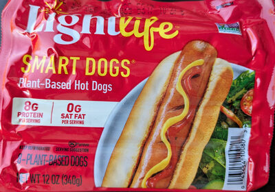 Smart Dogs Plant-Based Hot Dogs