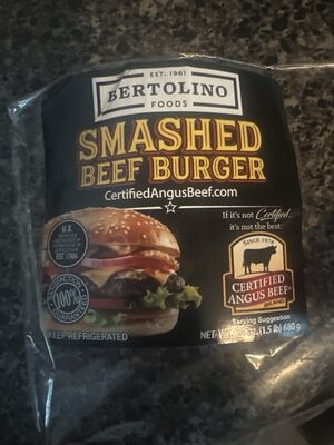 Smashed Beef Hamburger