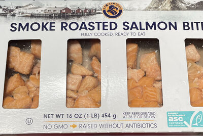 Smoke Roasted Salmon Bites