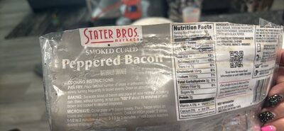 Smoked Cured Peppered Bacon