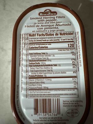 Smoked Herring Fillets With Pepper