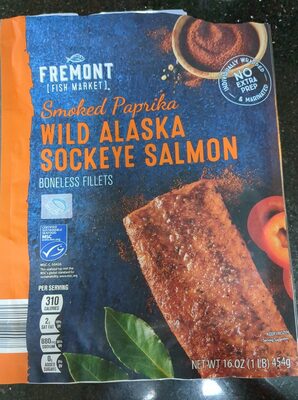 Smoked Paprika Wild Alaskan Sockeye Salmon