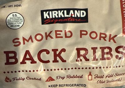 Smoked Pork Back Ribs