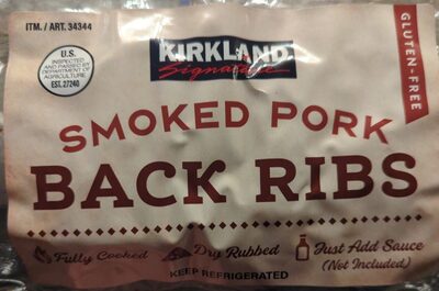 Smoked Pork Back Ribs