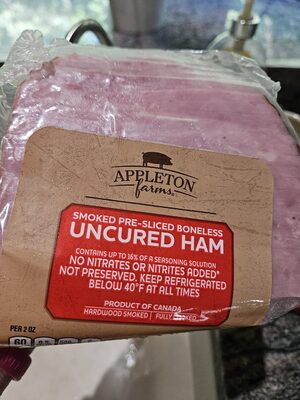 Smoked Pre-sliced Boneless Uncured Ham