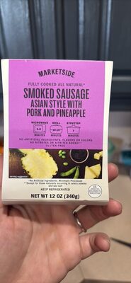 SMOKED SAUSAGE ASIAN STYLE WITH PORK AND PINEAPPLE