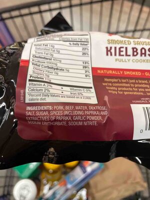 Smoked Sausage Kielbasa