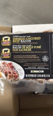 Smoked Uncured Beef Bacon