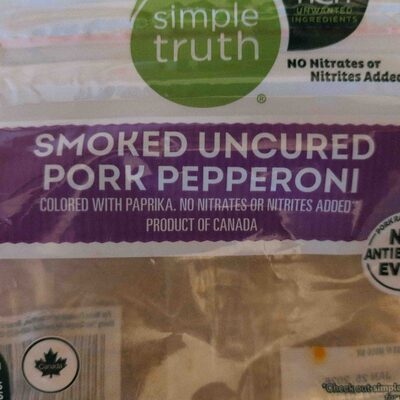 Smoked Uncured Pork Pepperoni