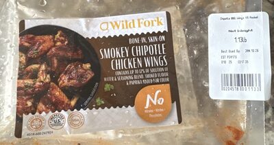 Smokey Chipotle Chicken Wings Bone-In Skin On