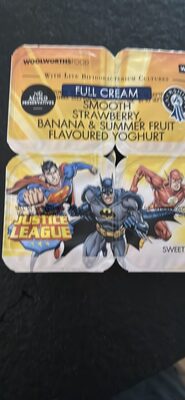 Smooth Strawberry, Banana & Summer Fruit Flavoured Yoghurt