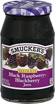 Smuckers seedless black rasperry blackberry jam