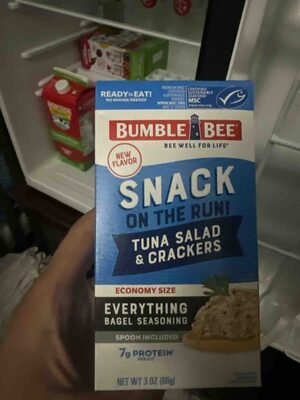 Snack On The Run! Tuna Salad & Crackers