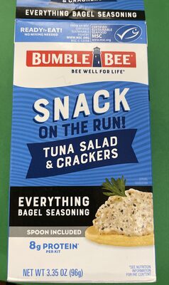 Snack Tuna Salad Everything Bagel
