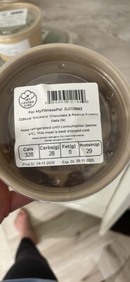 Snickers Chocolate & Peanut Protein Oats