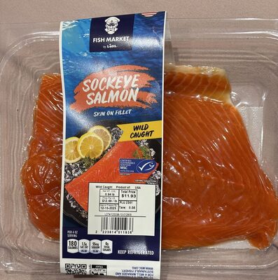 Sockeye Salmon Skin On Fillet Wild Caught