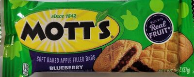 Soft Baked Apple Filled Bars - Blueberry