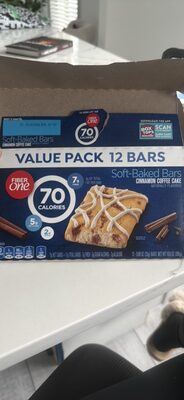 Soft-Baked Bars Cinnamon Coffee Cake