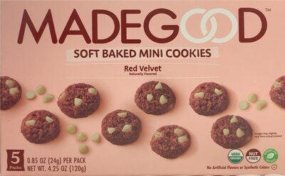 Soft Baked Mini Cookies Red Velvet