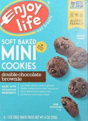 Soft Baked Minis, Double Chocolate Brownie