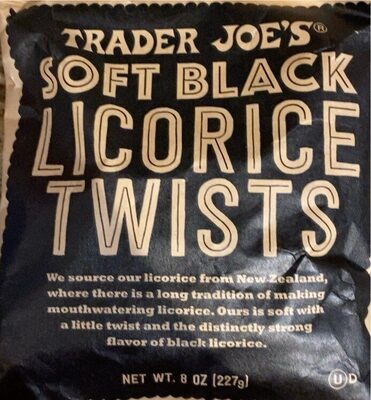 Soft Black Licorice Twists