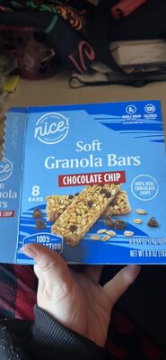 Soft Granola Bars Chocolate Chip