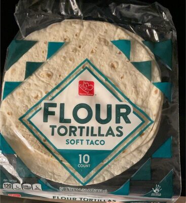 Soft taco flour tortillas