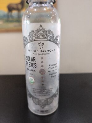 Solar Plexus Chakra - I Do, Pineapple Chamomile Plant Based Drink