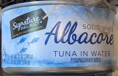 Solid White Albacore Tuna In Water