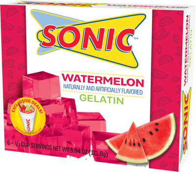 Sonic watermelon gelatin