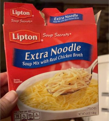 Soup secrets, extra noodle with chicken broth