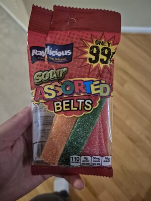 Sour Assorted Belts