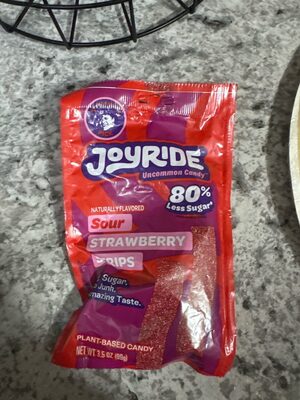 Sour Blue Raspberry Strips