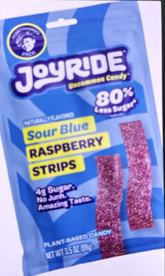 Sour Blue Raspberry Strips