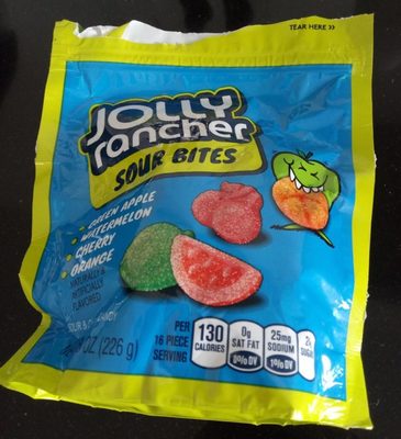 Sour chewy candy