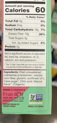 Sour Cran Sour Dried Cranberries