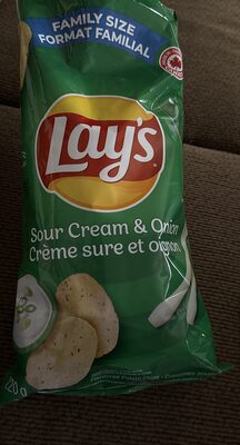 Sour Cream and Onion Flavoured Potato Chips