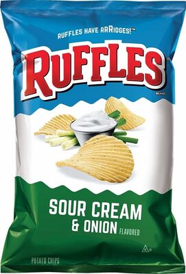 Sour cream onion flavored potato chips