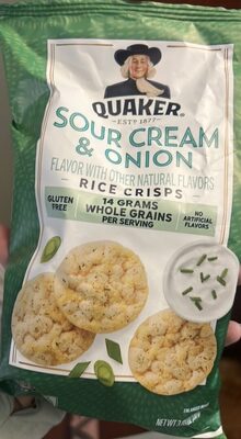 Sour Cream & Onion Rice Crisps