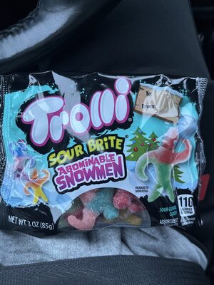 Sour Gummi Candy, Sour Brite Abominable Snowmen