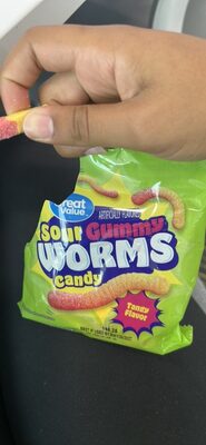 Sour Gummy Worms candy