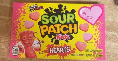 Sour patch kid hearts