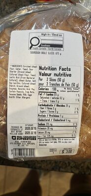 Sourdough Boule Sliced