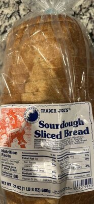 Sourdough Sliced Bread