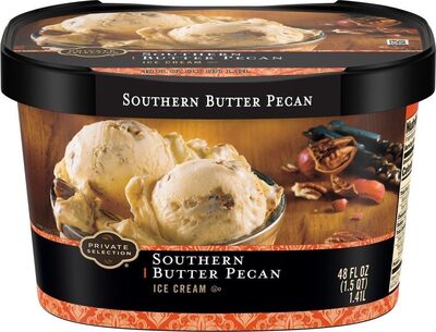 Southern butter pecan ice cream