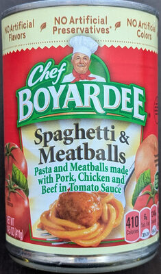 Spaghetti and meatballs